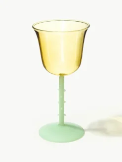 Handgemaakte wijnglazen Dot van borosilicaatglas, 2 stuks^&k Amsterdam Best