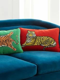 Handgemaakte wollendecoratief kussen Safari^Jonathan Adler Fashion
