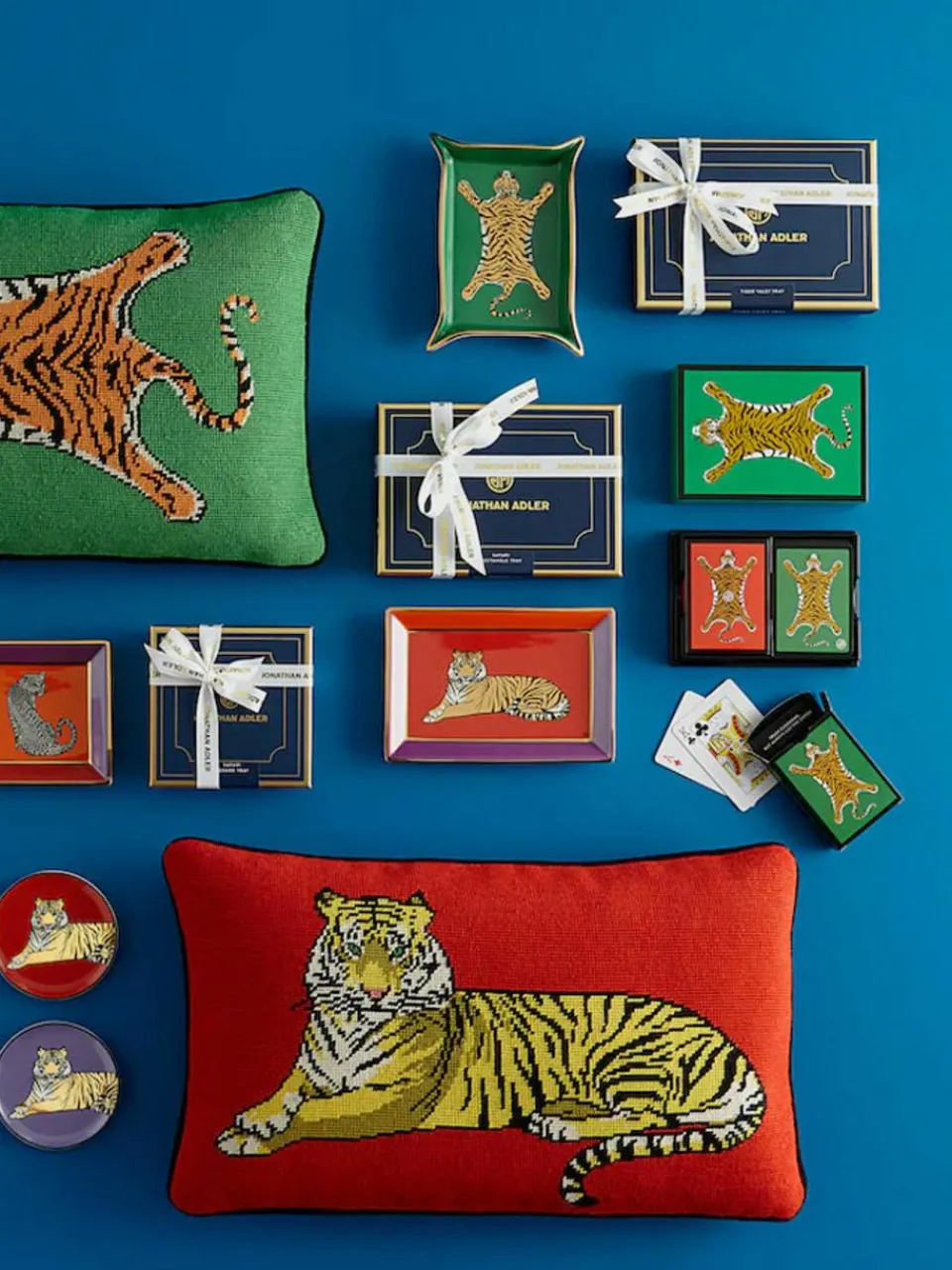 Handgemaakte wollendecoratief kussen Safari^Jonathan Adler Fashion