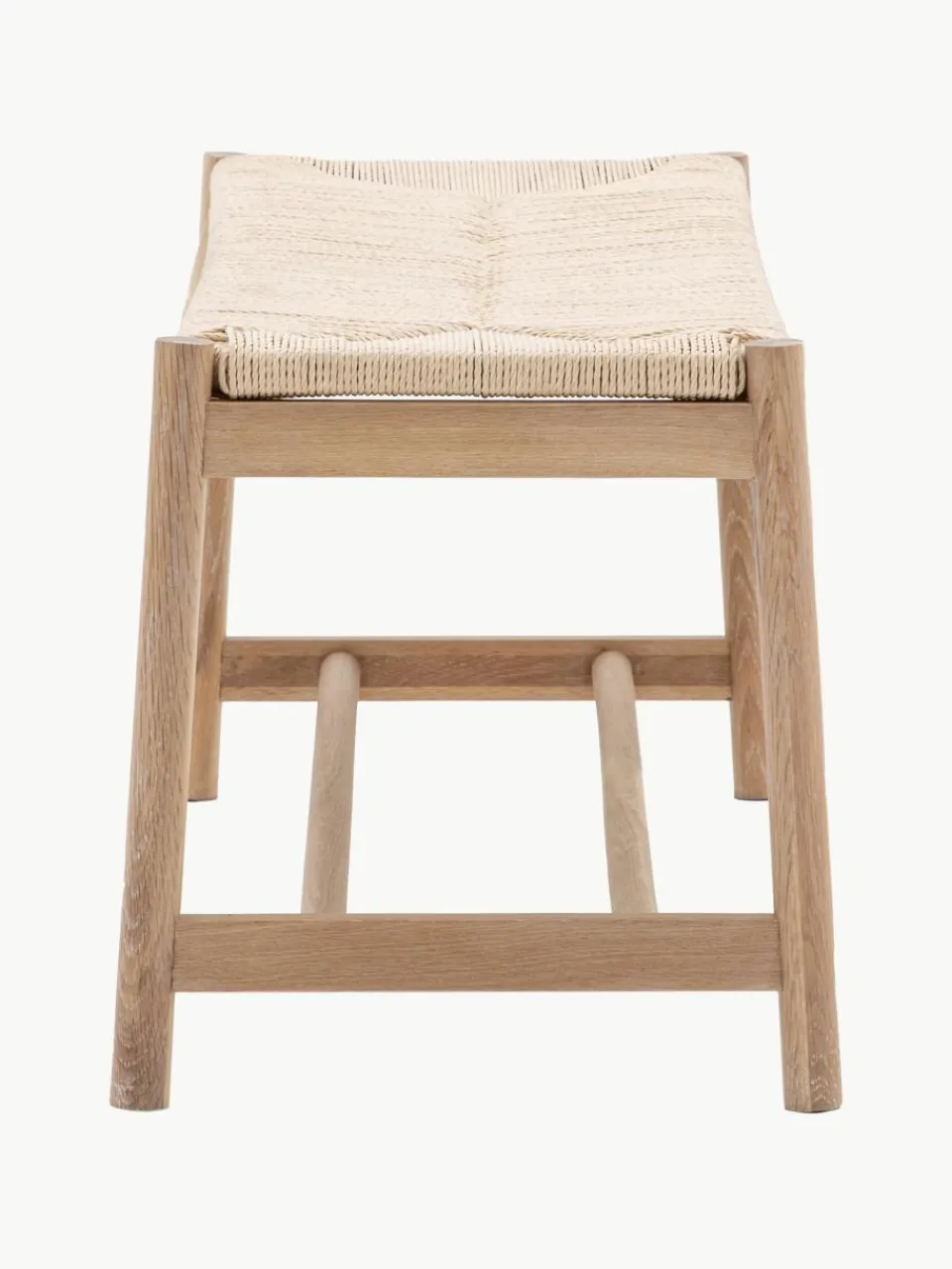 Handgemaakte zitbank Eton van eikenhout^Westwing Fashion