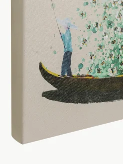 Handgeschilderde canvas print Flower Boat^Kare Design Sale