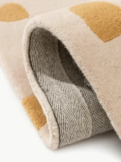 Handgetuft kindervloerkleed Savannah van wol^Benuta Hot