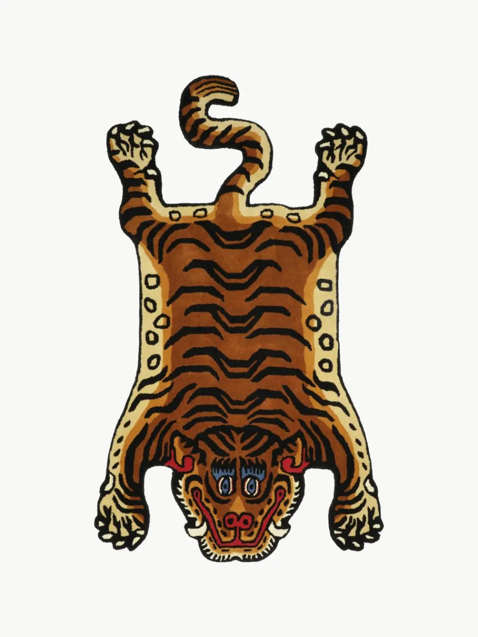 Handgetuft wollen vloerkleed Tiger^Bongusta Clearance