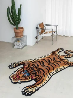 Handgetuft wollen vloerkleed Tiger^Bongusta Clearance