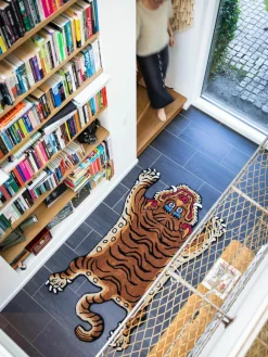 Handgetuft wollen vloerkleed Tiger^Bongusta Clearance