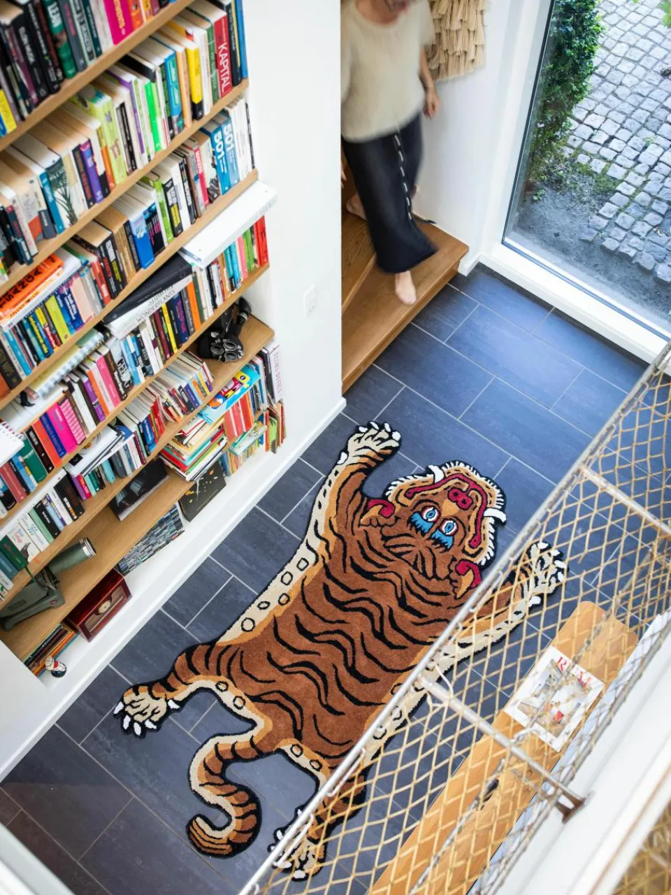Handgetuft wollen vloerkleed Tiger^Bongusta Clearance
