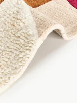 Handgetuft wollen vloerkleed Rosco met hoog-laag structuur^Westwing Collection Sale