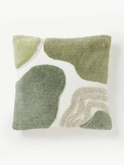 Handgetufte kussenhoes Coraline met decoraties^Westwing Collection Hot