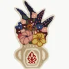 Handgetufte wollen deurmat Flower Vase^Bongusta Sale