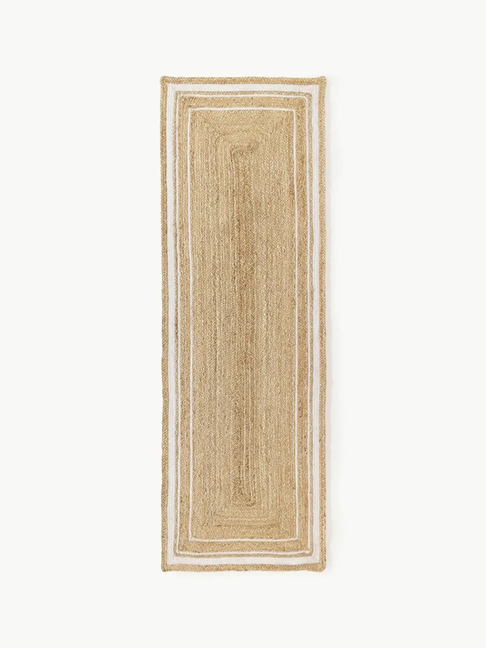 Handgeweven jute loper Clover^Westwing Collection Sale