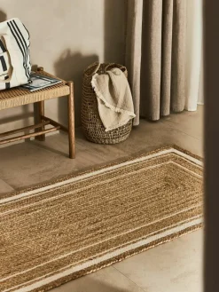 Handgeweven jute loper Clover^Westwing Collection Sale