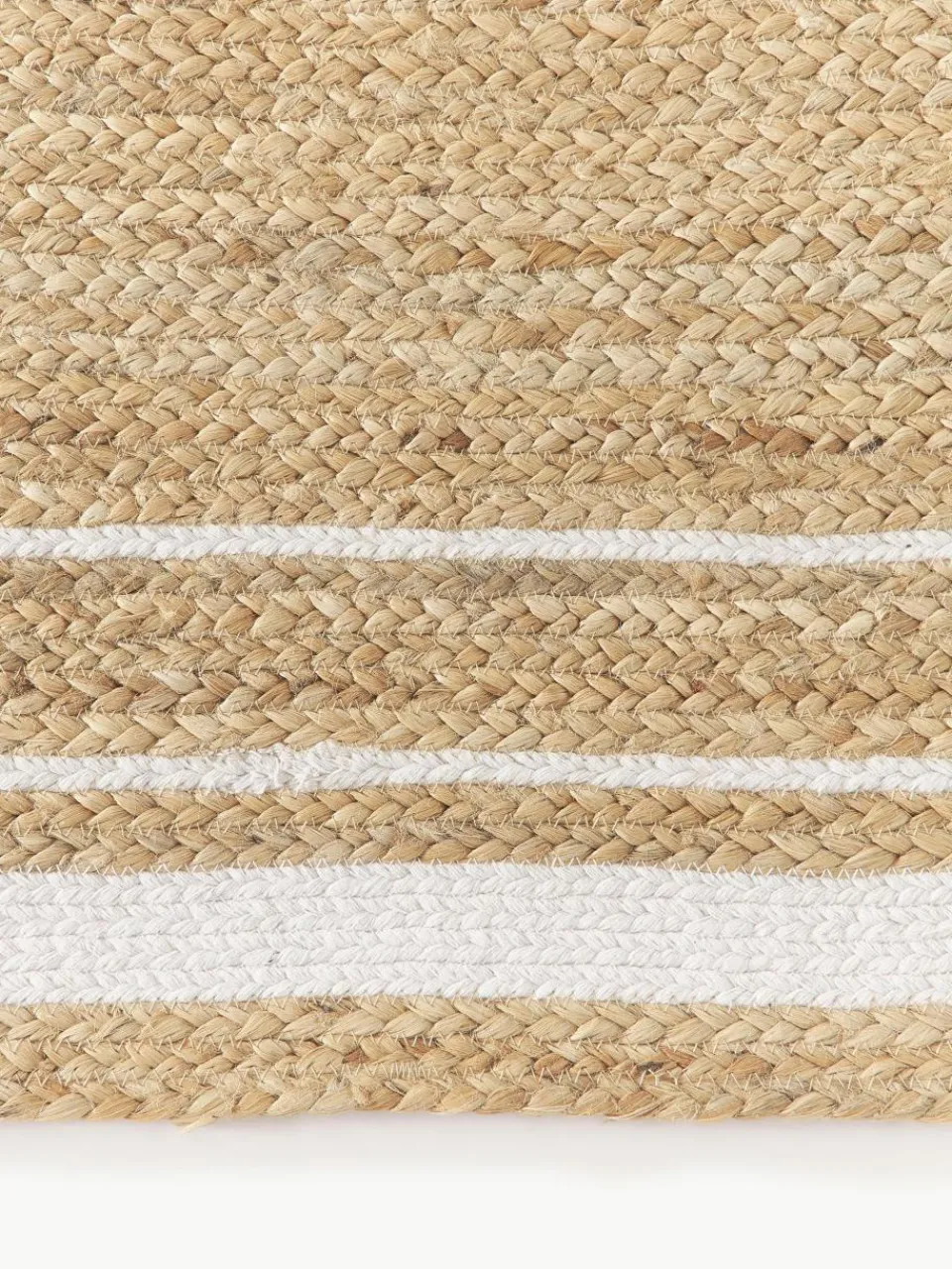 Handgeweven jute loper Clover^Westwing Collection Sale