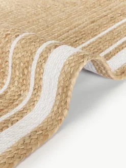 Handgeweven jute loper Clover^Westwing Collection Sale