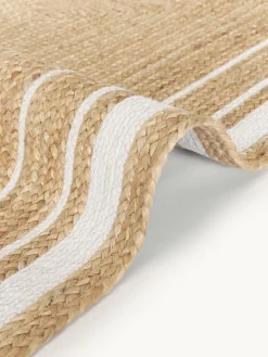 Handgeweven jute loper Clover^Westwing Collection Sale