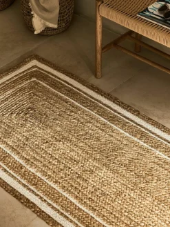 Handgeweven jute loper Clover^Westwing Collection Sale