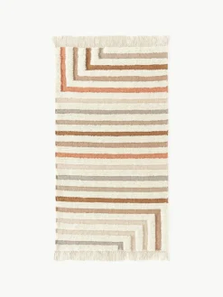 Handgeweven Kelim vloerkleed Calais met franjes^Westwing Collection Outlet