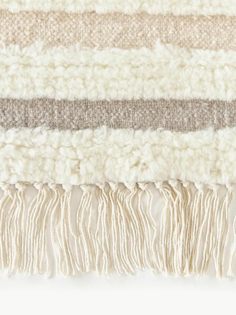 Handgeweven Kelim vloerkleed Calais met franjes^Westwing Collection Outlet
