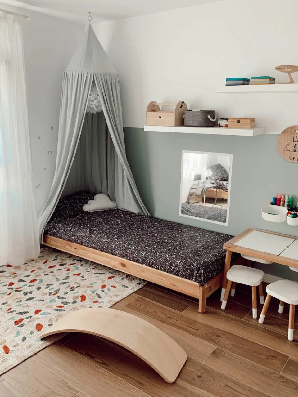 Handgeweven kindervloerkleed Terrazzo, wasbaar^Lorena Canals Best