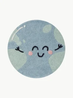 Handgeweven kindervloerkleed Big Big World, wasbaar^Lorena Canals Fashion