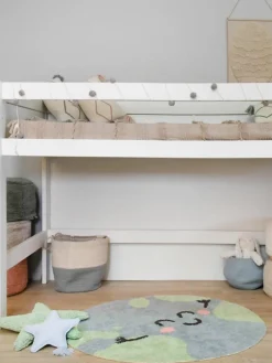 Handgeweven kindervloerkleed Big Big World, wasbaar^Lorena Canals Fashion