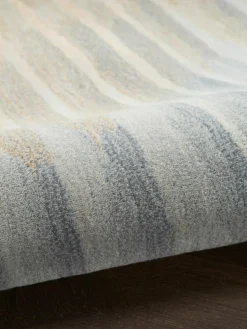 Handgeweven laagpolig vloerkleed Prismatic met hoog-laag effect^Rama Carpets Sale