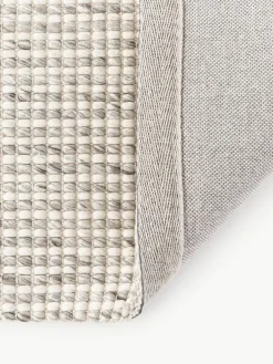 Handgeweven laagpolig wollen vloerkleed Rumi^Westwing Collection Clearance