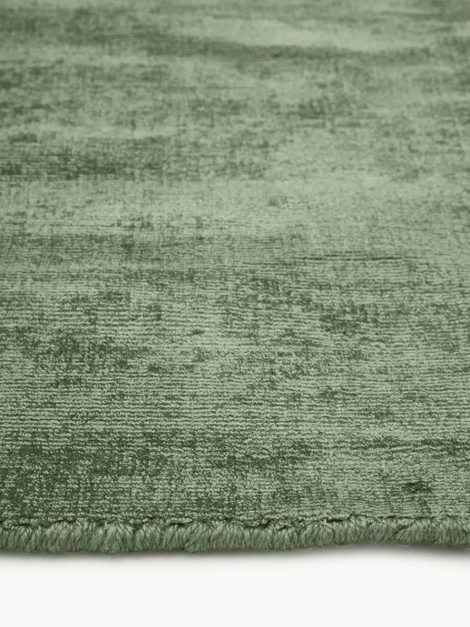 Handgeweven viscose vloerkleed Jane^Westwing Collection Hot