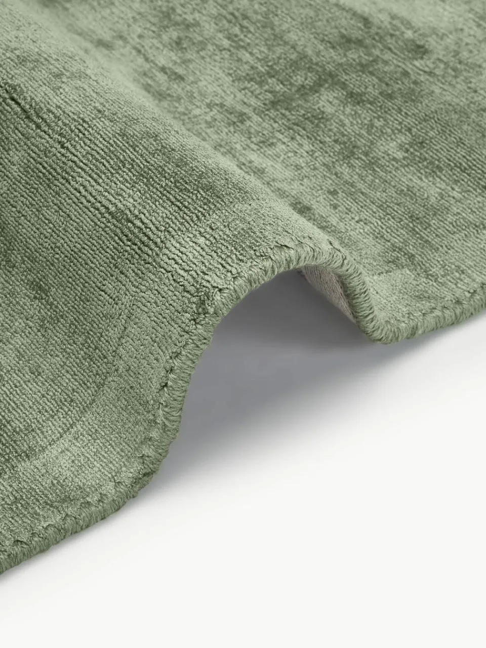 Handgeweven viscose vloerkleed Jane^Westwing Collection Hot