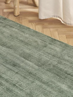 Handgeweven viscose vloerkleed Jane^Westwing Collection Hot