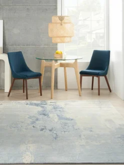 Handgeweven viscose vloerkleed Silk Shadows^Rama Carpets Best