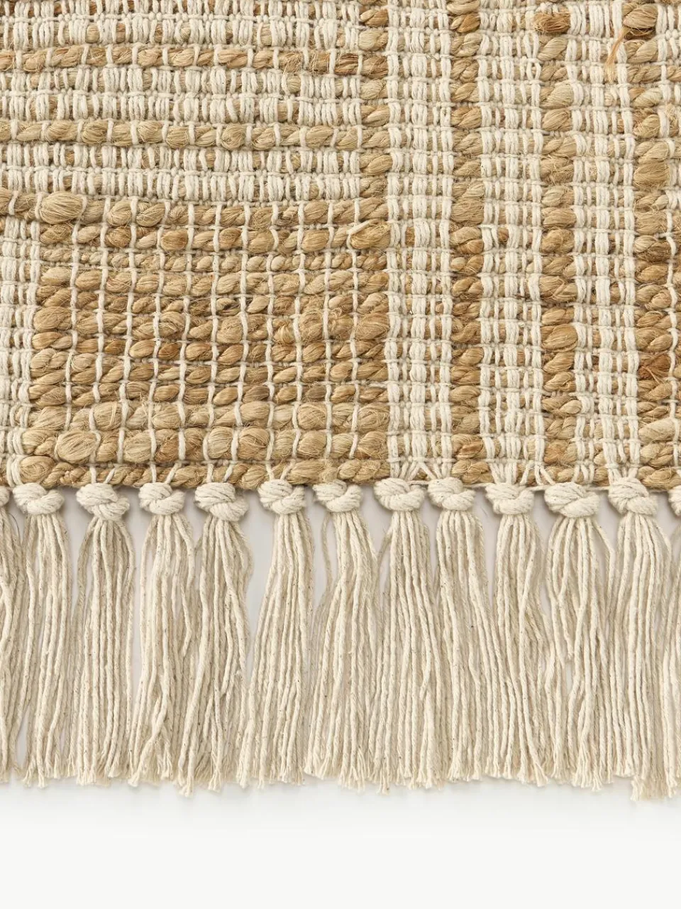 Handgeweven vloerkleed Almir met franjes^Westwing Collection Discount