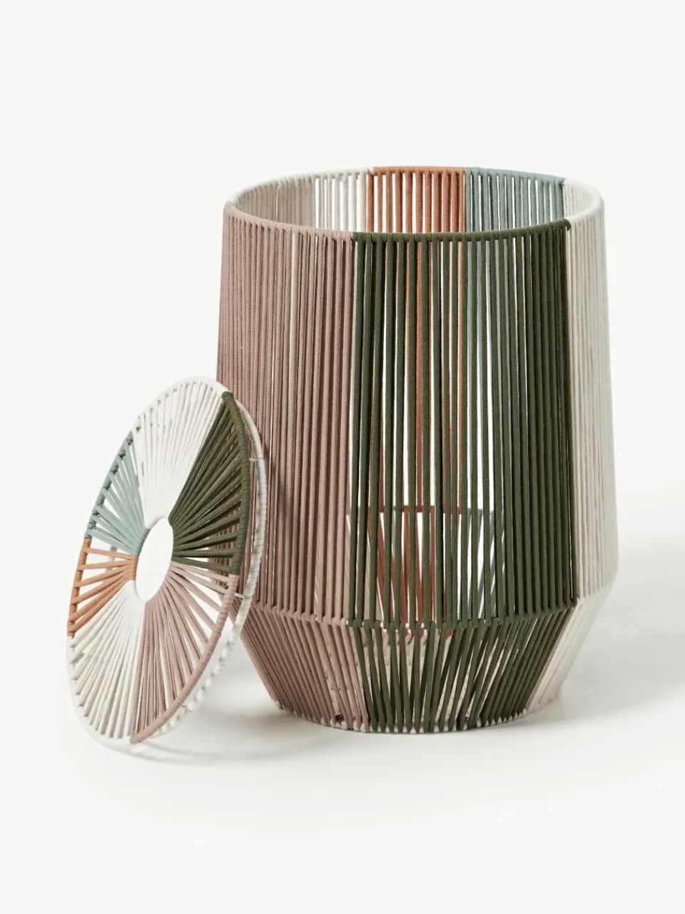 Handgeweven wasmanden Gabe van touw, 2-delig^Westwing Collection Clearance
