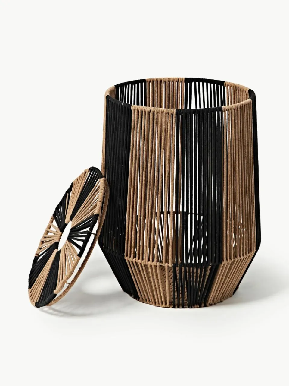 Handgeweven wasmanden Gabe van touw, 2-delig^Westwing Collection Sale