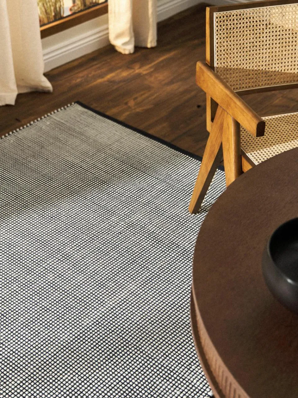 Handgeweven wollen vloerkleed Amaro^Westwing Collection Discount