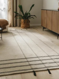 Handgeweven wollen vloerkleed Kambiz^Benuta Clearance