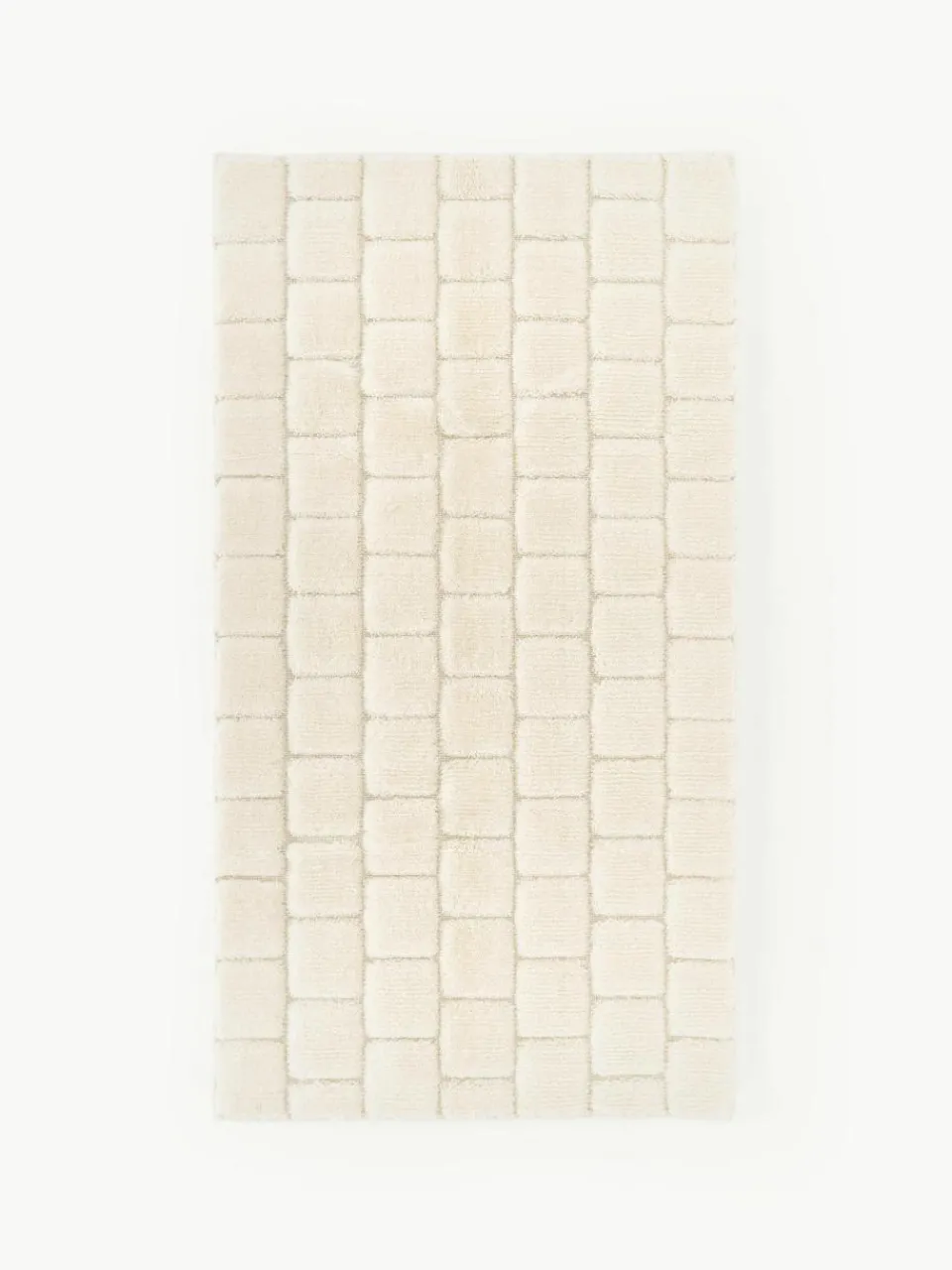 Handgeweven wollen vloerkleed Adley met hoog-laag structuur^Westwing Collection Clearance