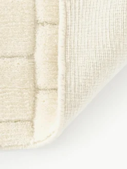 Handgeweven wollen vloerkleed Adley met hoog-laag structuur^Westwing Collection Clearance