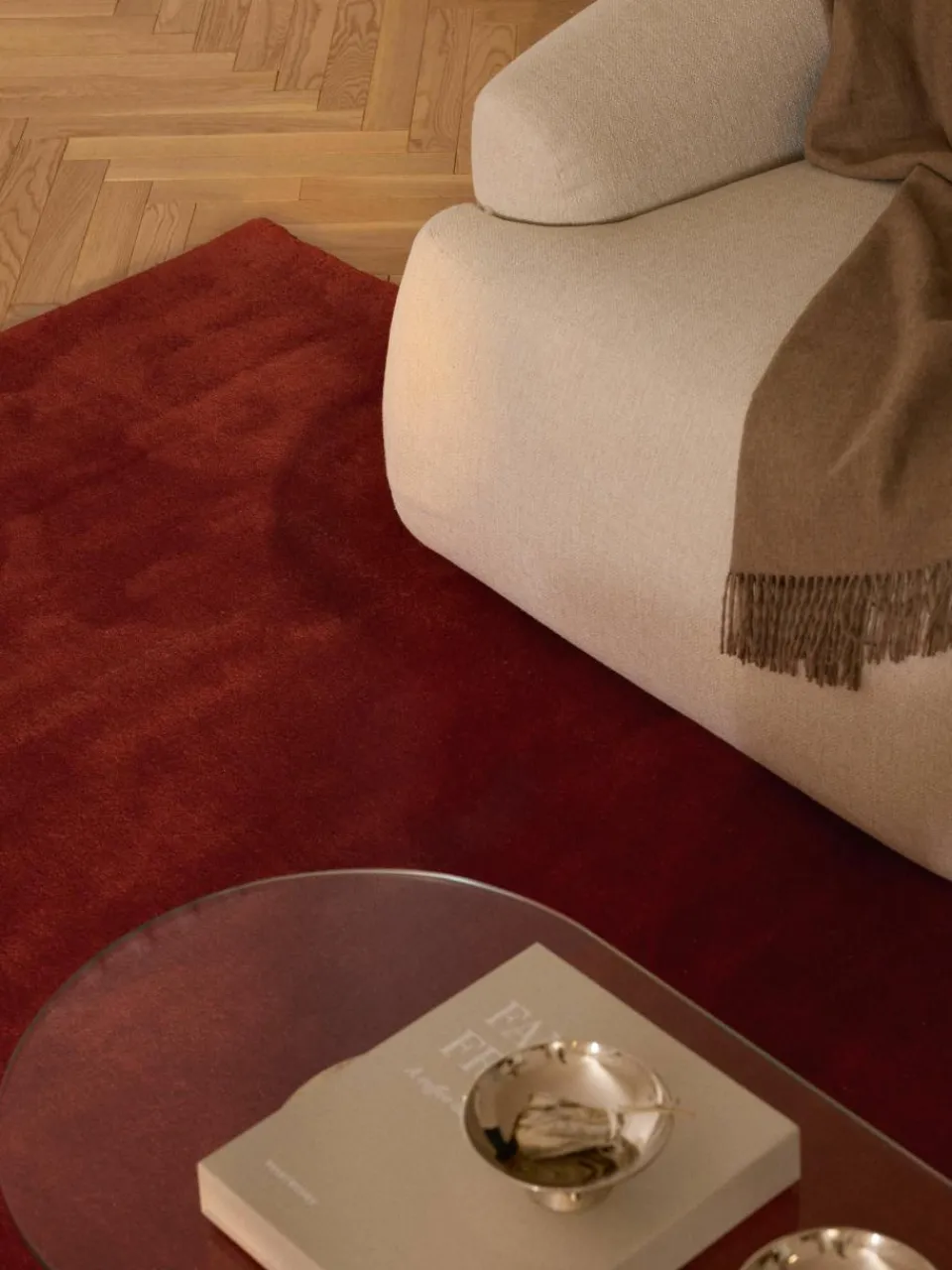 Handgeweven wollen vloerkleed Zayne^Westwing Collection Hot