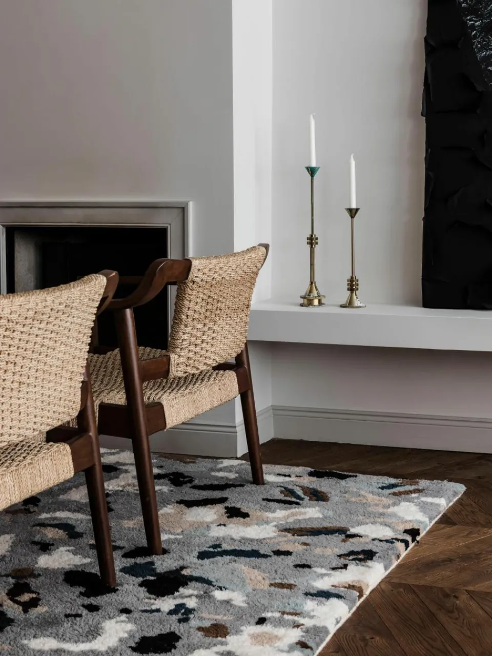 Handgeweven wollen vloerkleed Archipelago^Nordic Knots Sale