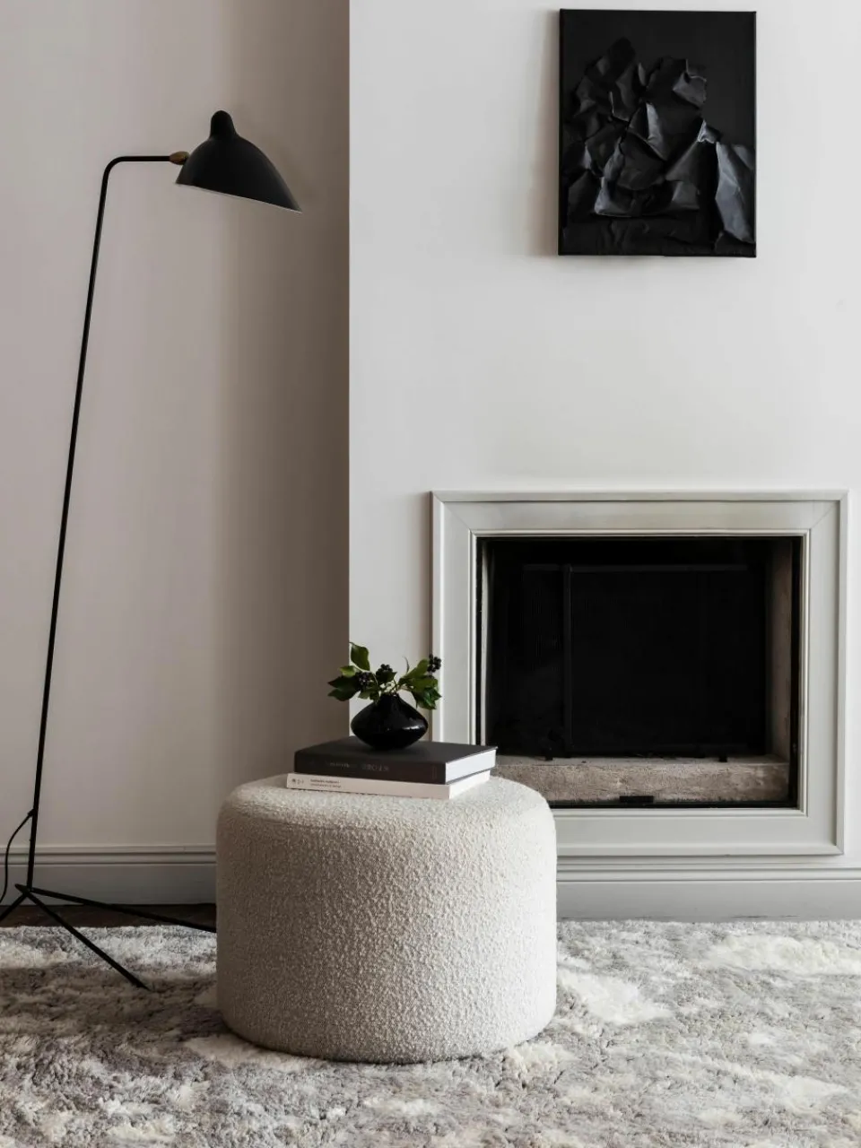 Handgeweven wollen vloerkleed Archipelago^Nordic Knots Hot