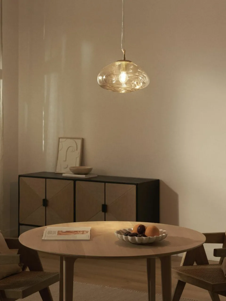 Hanglamp Amora van glas^Westwing Collection Hot