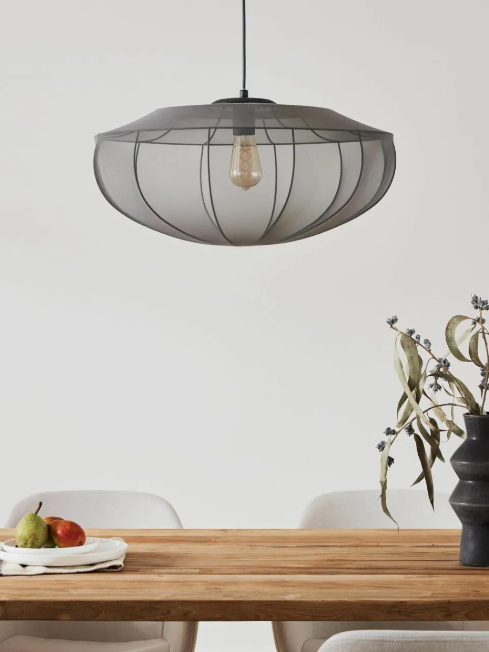 Hanglamp Beau van netstof^Westwing Collection Sale