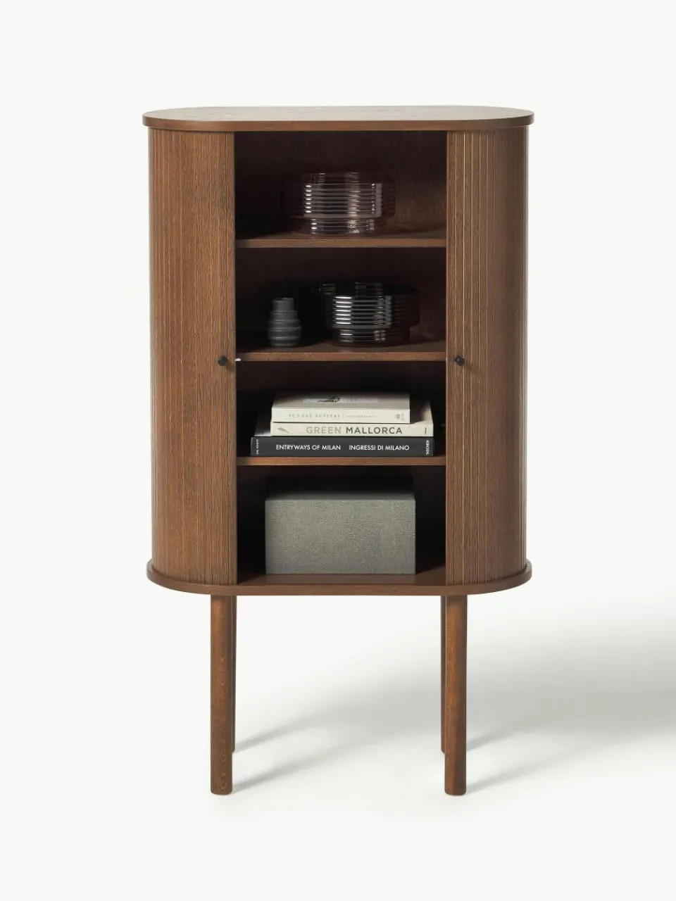 Highboard Calary met geribde voorzijde^Westwing Collection New