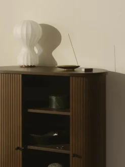 Highboard Calary met geribde voorzijde^Westwing Collection New
