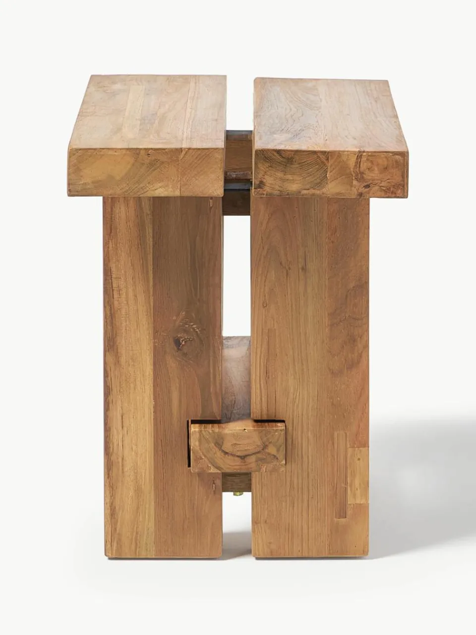 Hocker Hugo van teakhout^Westwing Collection Fashion