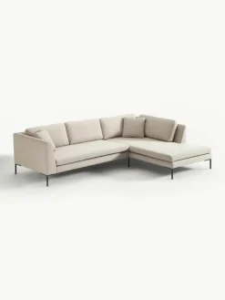 Hoekbank Emma met metalen poten^Westwing Collection Outlet