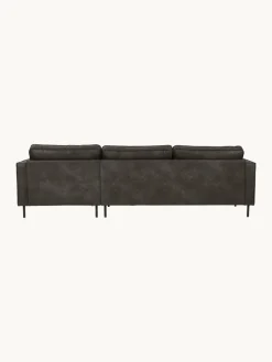 Hoekbank Hunter van gerecycled leer^Westwing Collection Hot