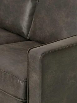Hoekbank Hunter van gerecycled leer^Westwing Collection Hot
