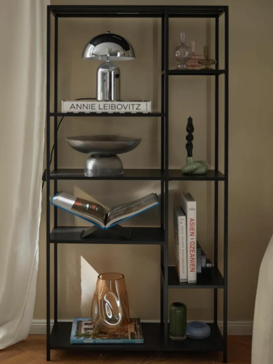 Hoge metalen plank Neptun^Westwing Collection Fashion
