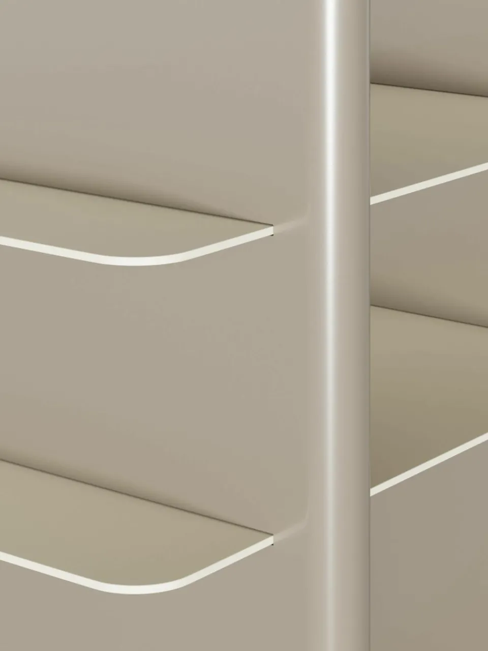 Hoog wandrek Rami met metalen elementen^Westwing Collection Discount